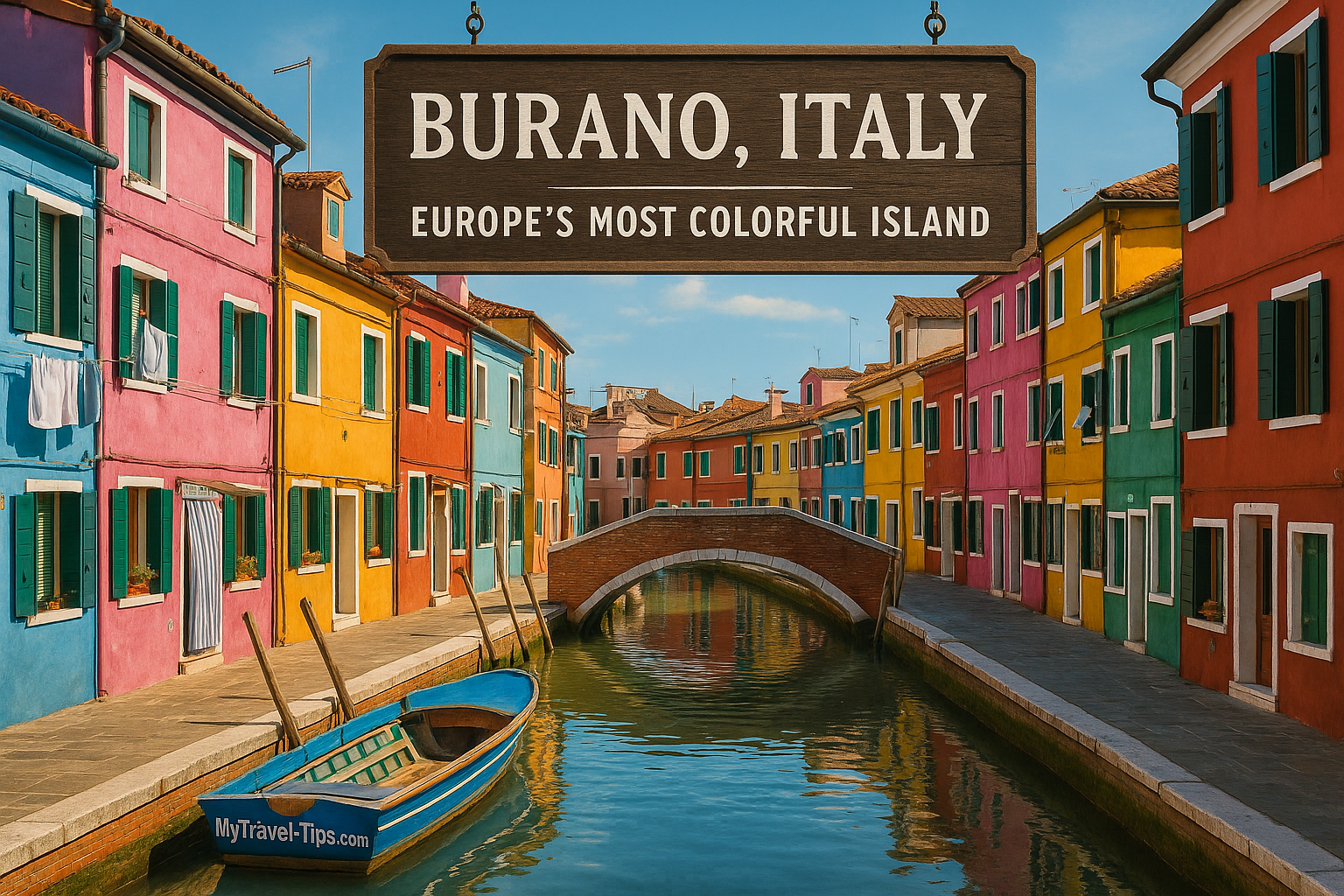 Burano colorful houses Italy