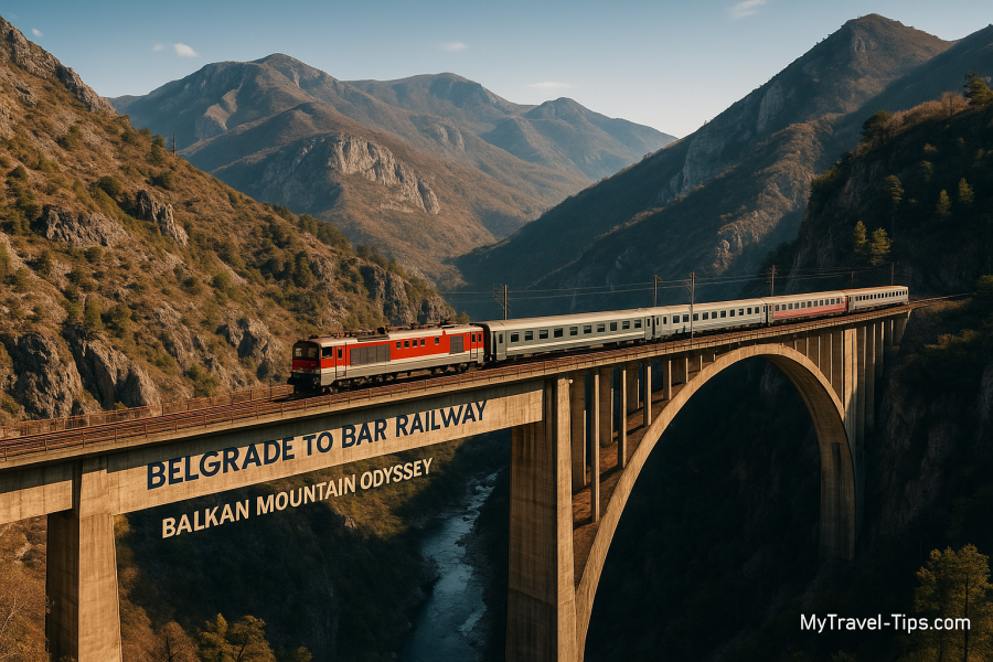 Belgrade to Bar Railway – Serbia to Montenegro The Belgrade to Bar Railway soars over deep gorges — a 12-hour rail journey through the spine of the Balkans