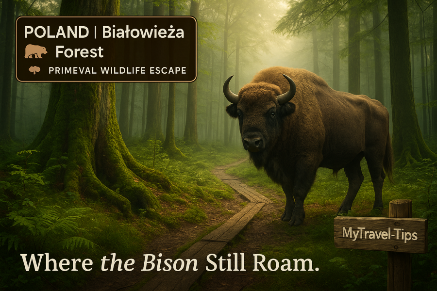 A glimpse of the ancient Białowieża Forest — one of Europe’s last primeval woodlands and home to free-roaming European bison