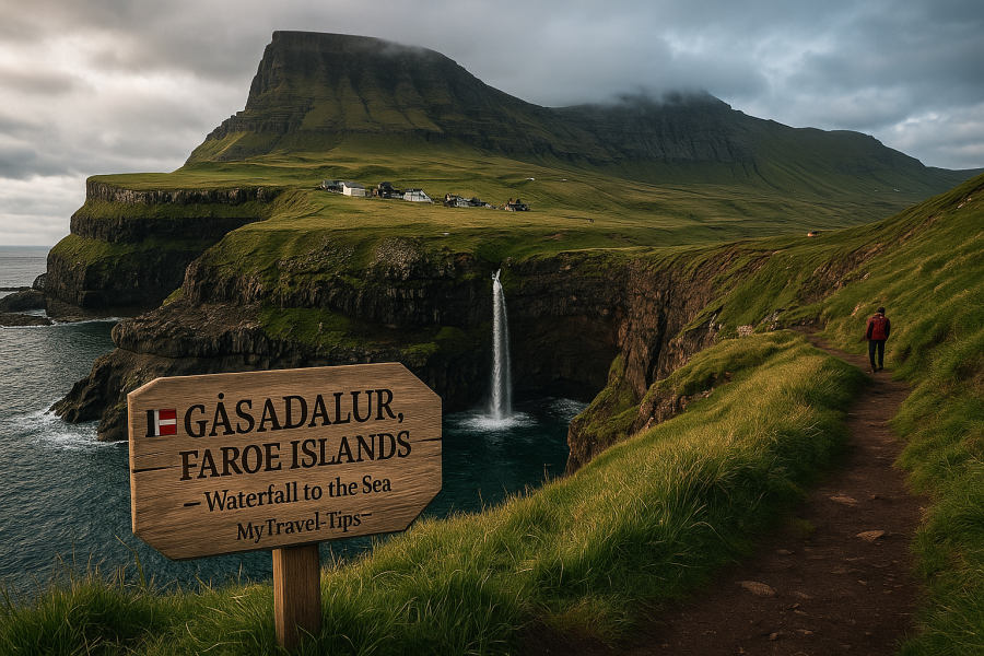 Gásadalur, Faroe Islands Wind, cliffs, and quiet – Gásadalur whispers the old rhythm of the Faroes