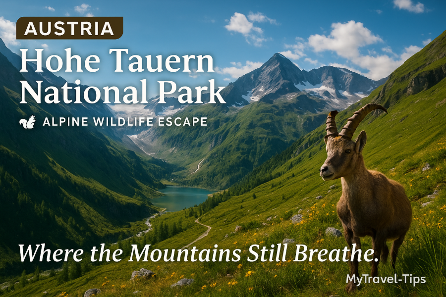 Austria’s Hohe Tauern National Park — a glacial wilderness where marmots, ibex, and golden eagles thrive under Grossglockner’s watch