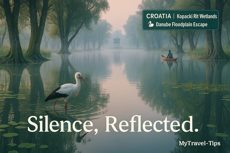 Morning calm in Croatia’s Kopački Rit — where Europe’s greatest wetlands echo with wings, light, and silence