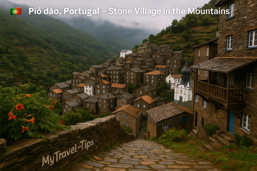 Piódão, Portugal Piódão’s schist houses blend into the mountains — Portugal’s slate village lost in time