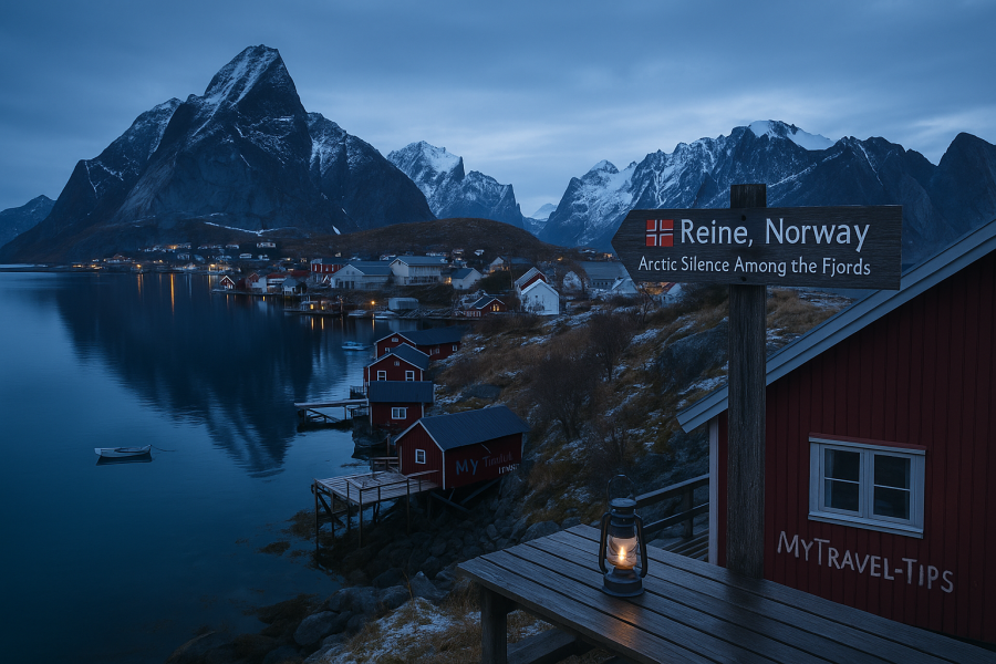 Reine, Norway – Arctic Silence Among the Fjords Reine rests in Arctic silence — where the fjords speak louder than words