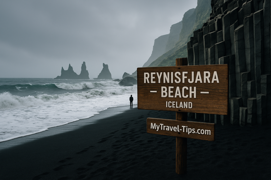 Reynisfjara Beach, Iceland Reynisfjara Beach, Iceland – A hauntingly beautiful stretch of black sand, basalt cliffs, and towering sea stacks on the country’s dramatic south coast