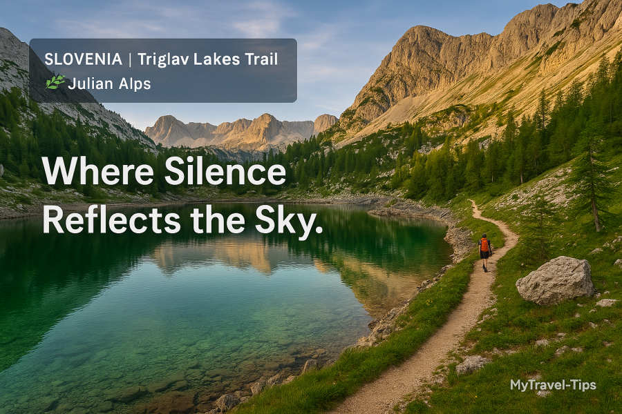 Alpine lake trail in Slovenia’s Triglav National Park — serene, stunning, and one of Eastern Europe’s best-kept hiking secrets