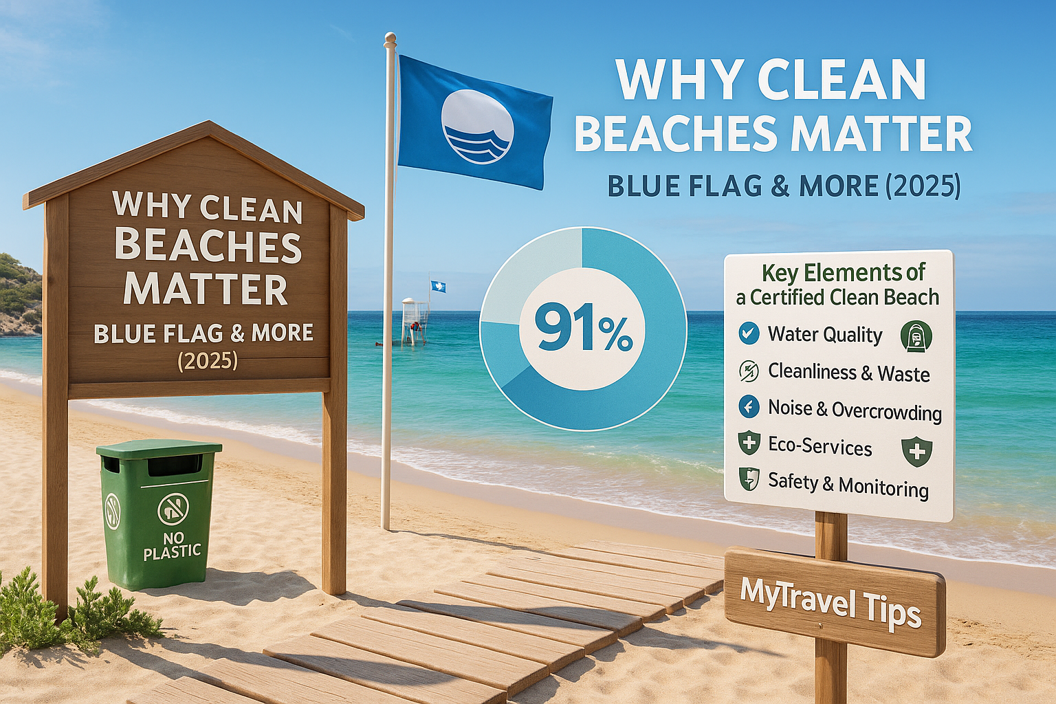Blue Flag beach quality in Europe