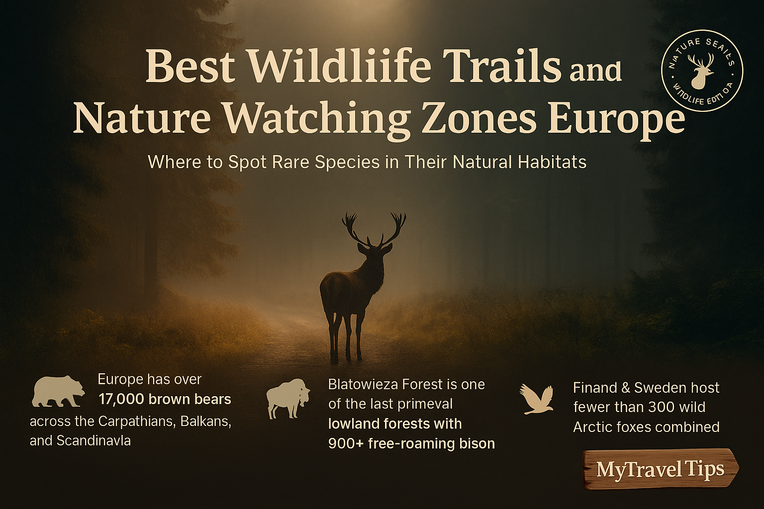 Wildlife trails in Europe