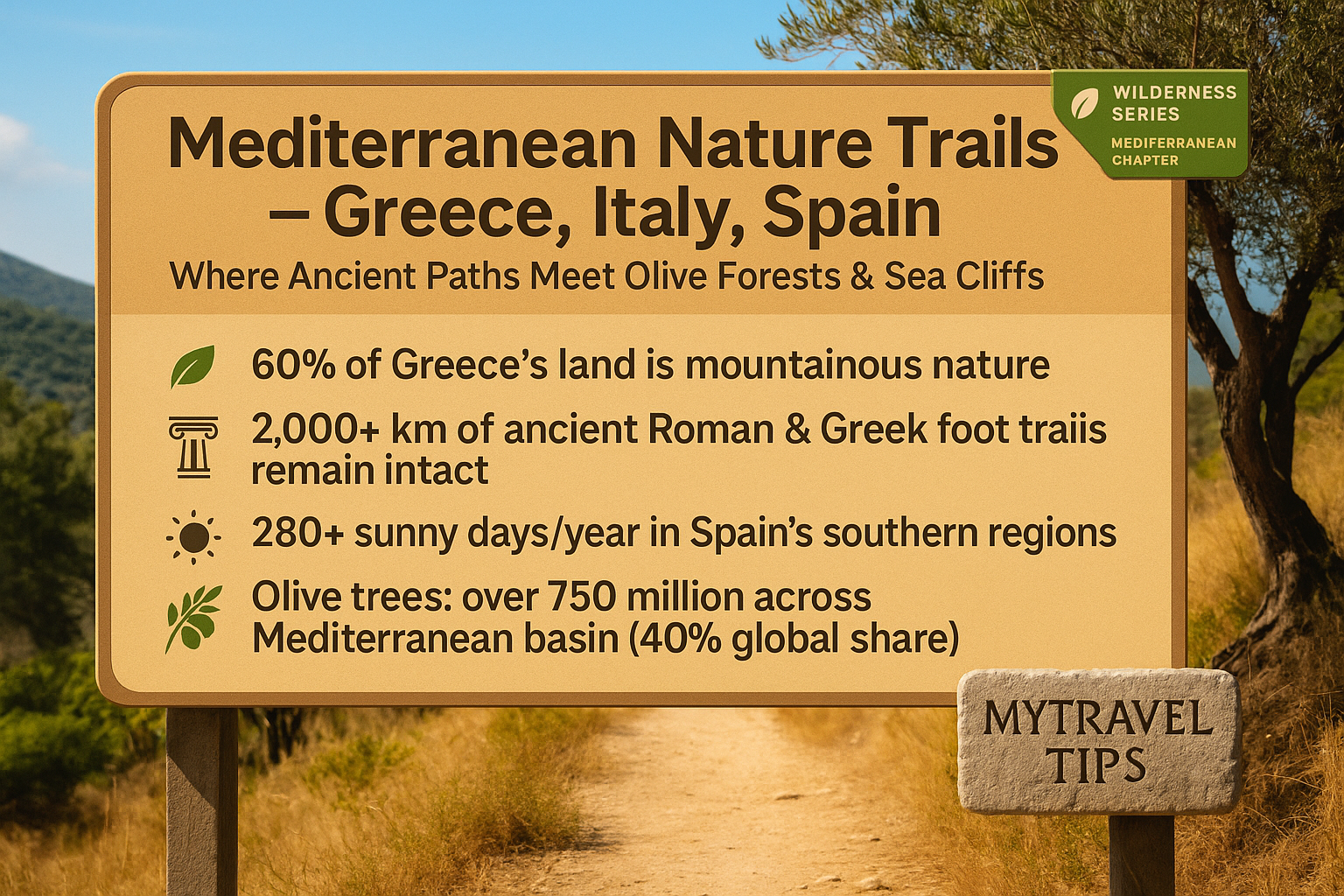 Mediterranean forest and nature trails